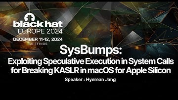 SysBumps: Exploiting Speculative Execution in System Calls for Breaking KASLR