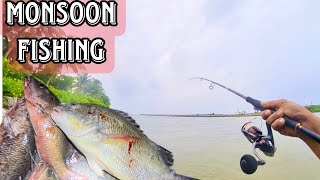 Muddy water fishing techniques using softlure to catch Snapper / mangrove jacks