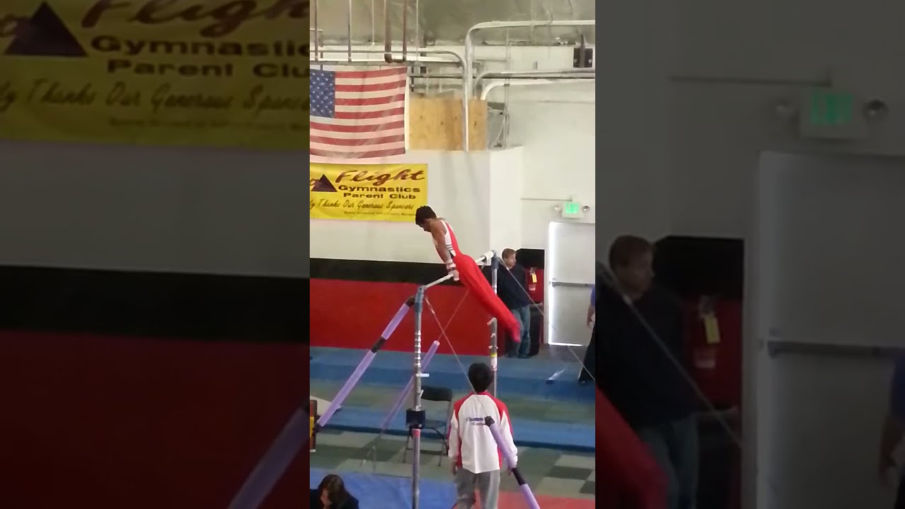 Evan At Top Flight Gymnastics Invitational 2013
