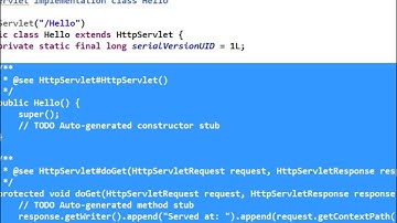 Servlet Hello World  With Annotation