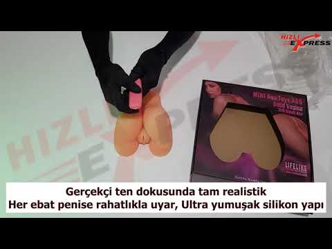 Mini Ass 2 İşlevli Titreşimli Realistik Kalça Suni Vajina Anüs U6107