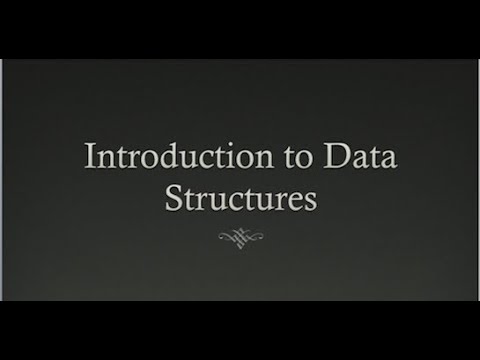Introduction to Data Structure - YouTube