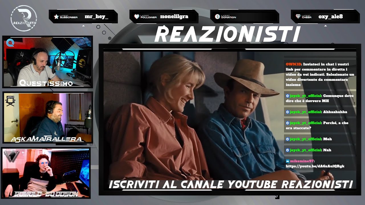 REAZIONISTI Puntata 26 (UNSEEN) - REACTION YTP Jurassic Park è Blasfemo
