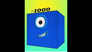 numberblocks -1000