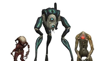 Fast Zombies vs Hunters vs Vortigaunts