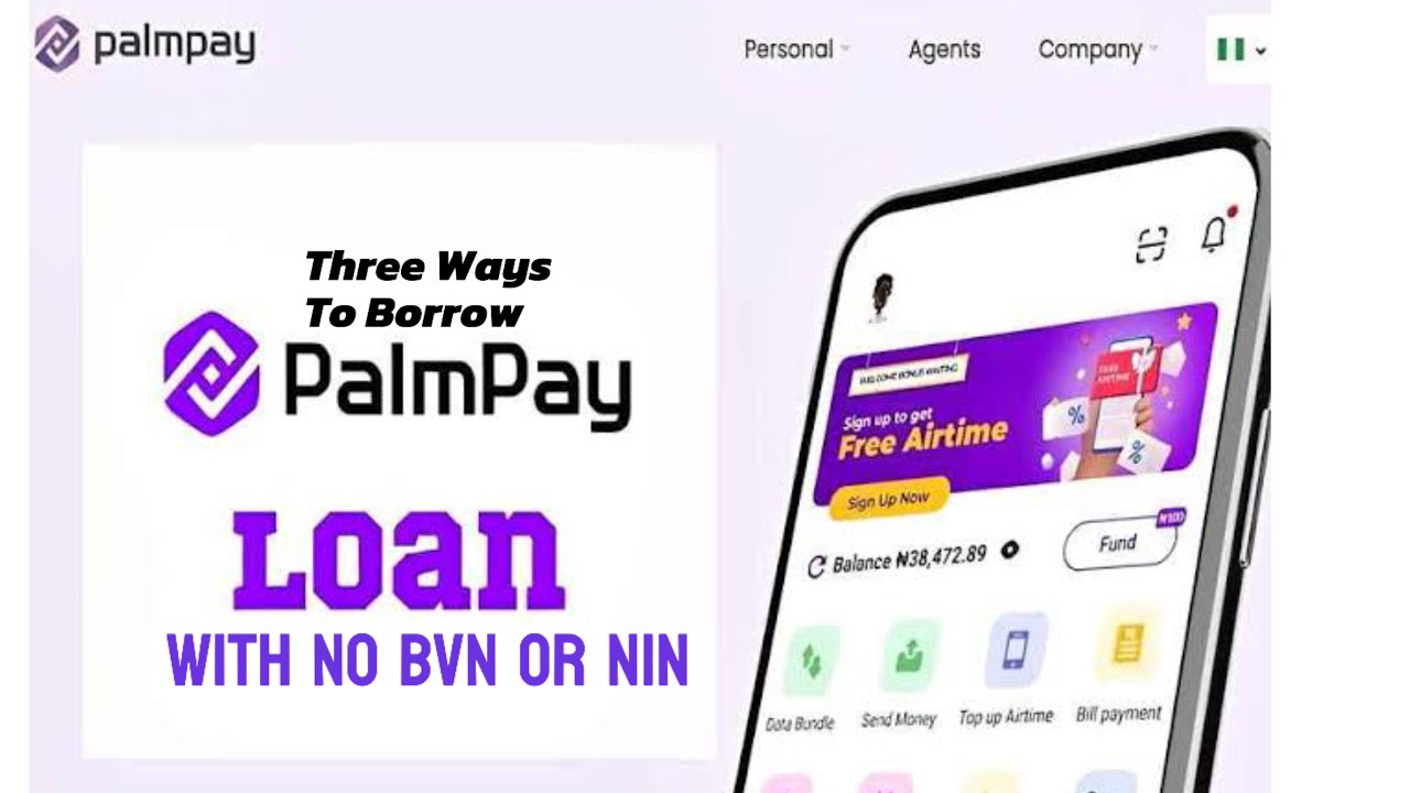 3 простых способа занять деньги на PalmPay без BVN или NIN