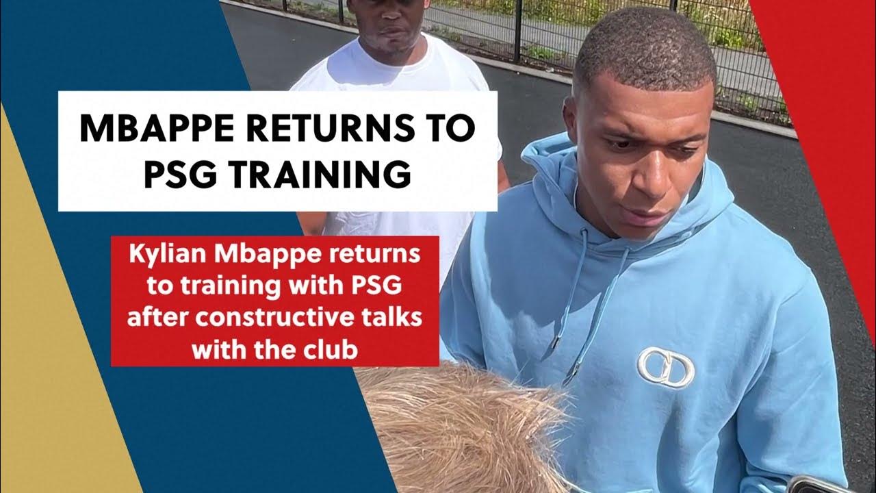 Kylian Mbappe returns to PSG squad after 'constructive and positive' talks