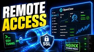 OpenClaw Dashboard Remote Access Setup (SSH + NGINX)