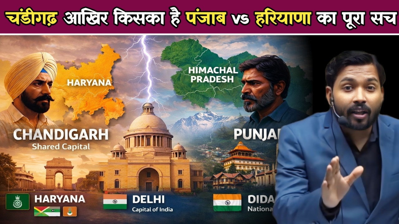 चंडीगढ़ आखिर किसका है पंजाब vs हरियाणा का पूरा सच | चंडीगढ़ यूनियन टेरिटरी क्यों बना.!