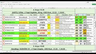 03,07,2025 Ankara At Yarışları Handikap Analiz Bülteni