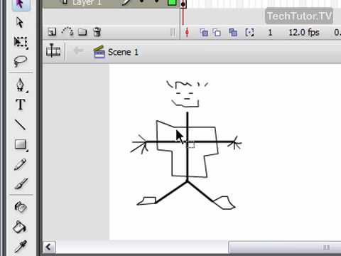 Draw With The Pen Tool In Flash Cs3 Youtube