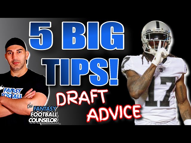 fantasy football draft advice