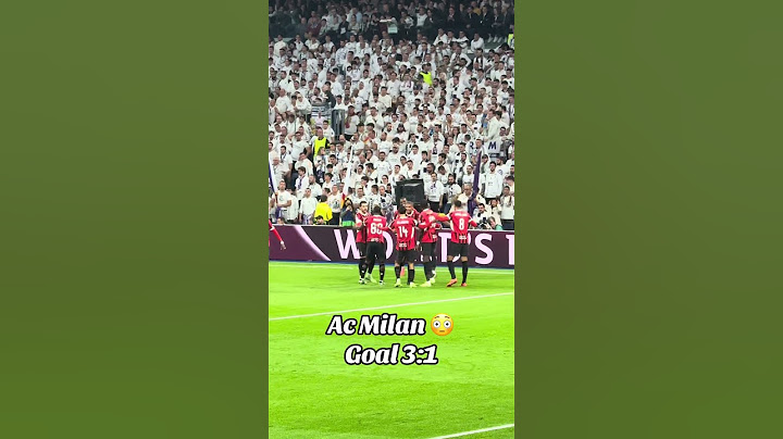Tijjani Reijnders scores final goal on the match for 1:3 | Real Madrid VS AC Milan