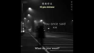 [ENGSUB/PINYIN] 曾经你说 (Ceng Jing Ni Shuo - You once said) - covery by 关喆 (Guan Zhe)