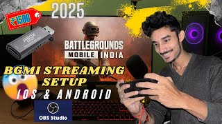 Cheapest 2025 BGMI Live streaming with OBS Setting Gaming Setup | Low budget gaming setup | Capture