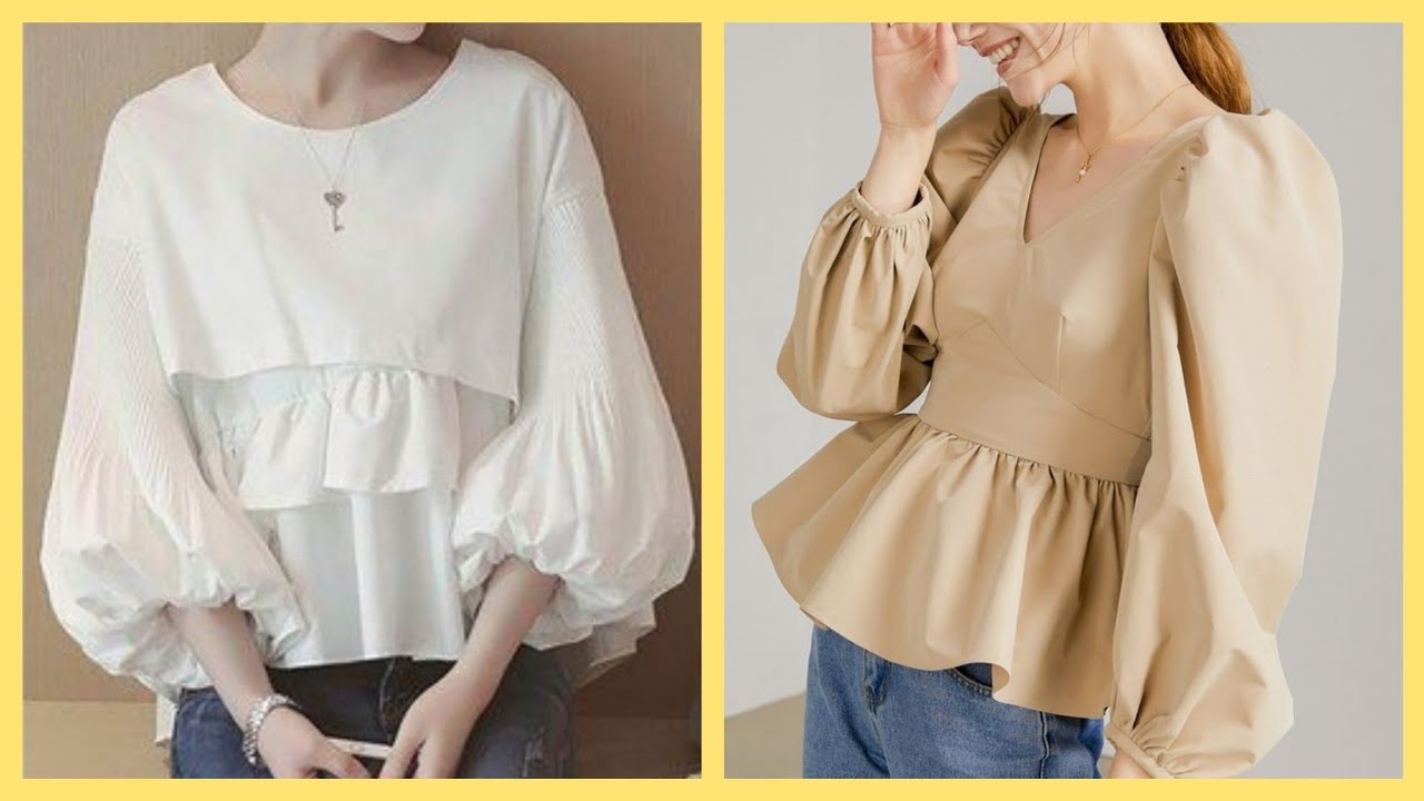 NUEVOS MODELOS DE BLUSAS DE MODA 2021 BLUSAS MODERNAS BLUSAS SENCILLAS  BLUSAS BONITAS EN TENDENCIAS - YouTube