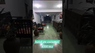 hotel barato en cozumel 500 pesotes