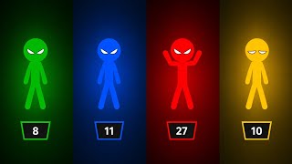 スティックマン ベストミニゲームトーナメント | スティックマンパーティ 1 2 3 4人用 2026年アップデート screenshot 1