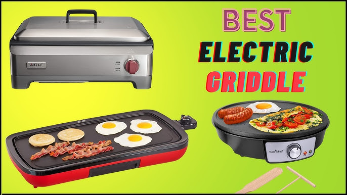 BLACK+DECKER Family-Sized Electric Griddle with Drip Tray, GD2011B 