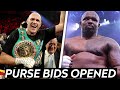 Tyson Fury vs Dillian Whyte bids OPENED TONIGHT | Frank Warren vs Eddie Hearn