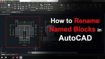 How to rename AutoCAD Blocks