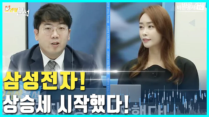 삼성전자! 상승세 시작했다! | 삼아알미늄 | 종근당홀딩스 | 송범선의 오전장 분석 | 송범선 수석 전문가, 백선혜 아나운서