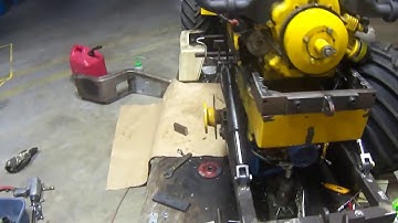 Installing a snow plow on a 3050 Cub Cadet 4 wheel drive part 2