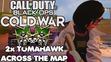 BLACK OPS COLD WAR - DOUBLE ACROSS THE MAP TOMAHAWK ON - THE PINES