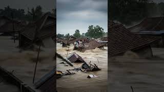 Suasana Mencekam Rumah Roboh Dan Hanyut Bareng Arus Banjir
