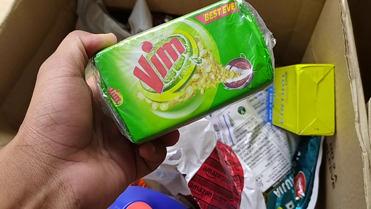 Unboxing amazon pantry items. - YouTube