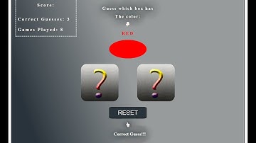 Guess The Colour Game Demo (JavaScript Game)