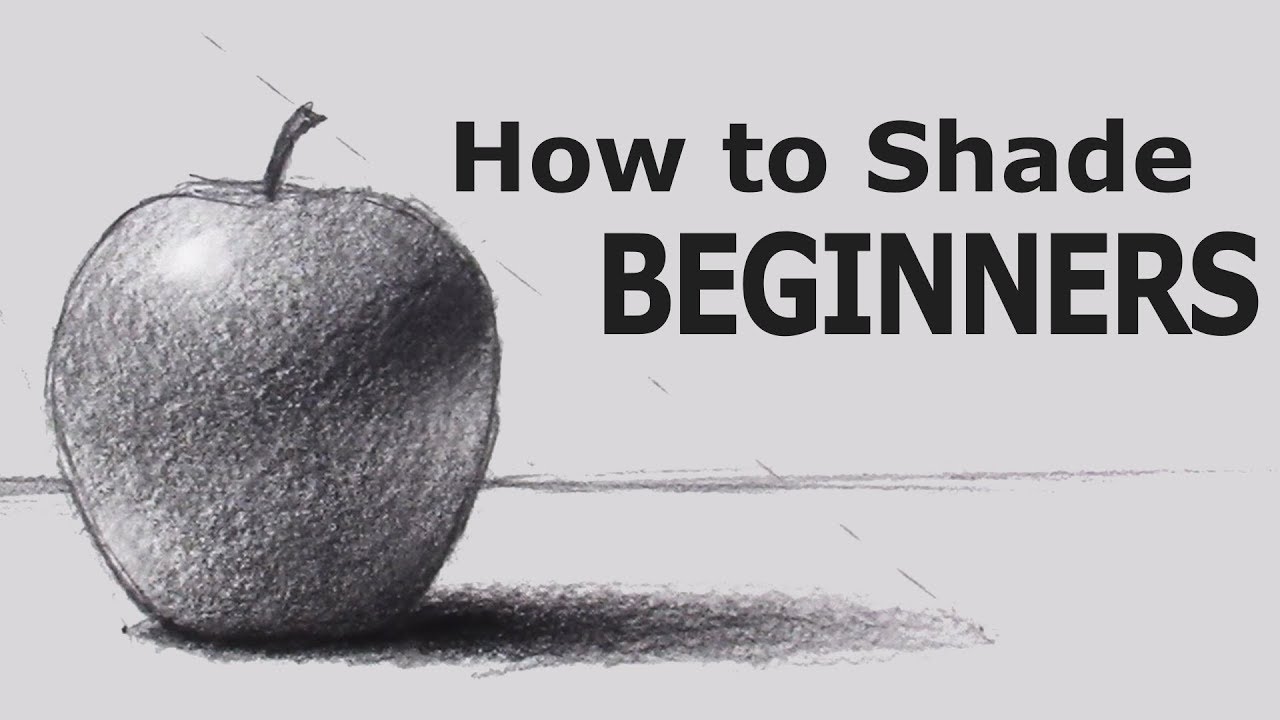 How to Shade with PENCIL for BEGINNERS YouTube