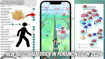 New Auto Walk Trick In Pokemon Go In 2024| Spoofing, Auto walk, PG Sharp, I Pogo,joystick