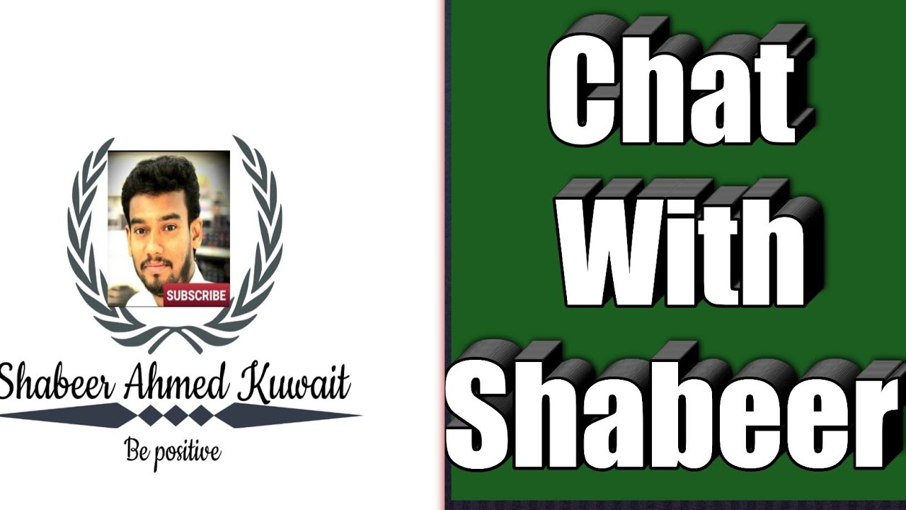 Shabeer Ahmed Kuwait Live Stream YouTube