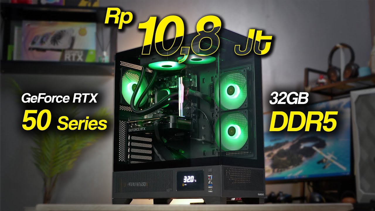 Rakit PC Terjangkau Is Back?? 10 Jutaan Udah RTX 50 Series + RAM DDR5 ft Gamdias Atlas M1