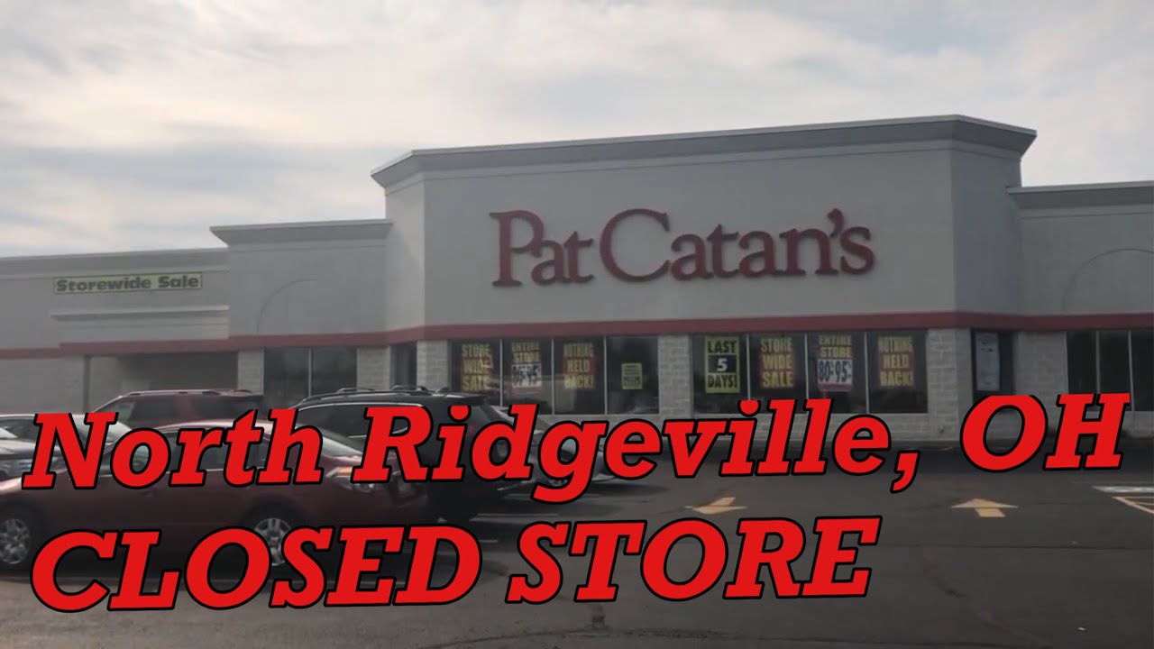 Pat Catan’s Store Closed North Ridgeville, Ohio Store Tour (inside of
