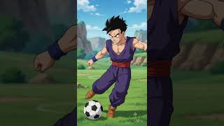 Gohan et Picolo s'amuse à jouer au Foot