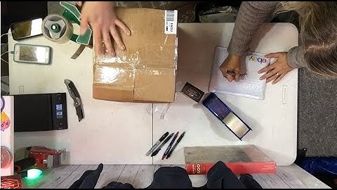 Shipping demo for new EBAY resellers with Blue Ridge Mama and Commonwealth Picker