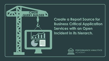 Creating a report on Business Critical Application Services using CMDB Query Builder