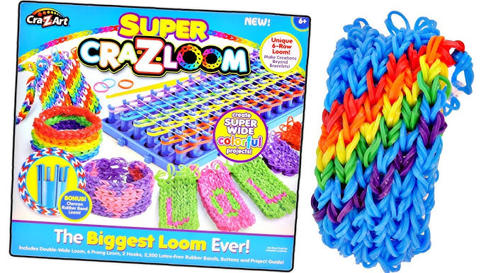 Comparing the Cra-Z-Art SUPER CRAZLOOM to the Rainbow Loom 
