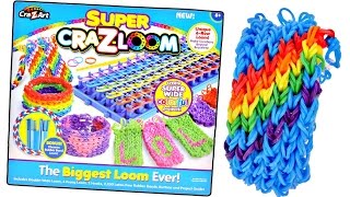 BIGGEST Craz-Loom EVER! Rainbow Loom Super Bracelet Kit by Craz-Art