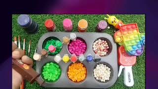 Satisfying Video l DIY How To Make Rainbow Glitter Sprunki SLIMES Giant Form Mixing Color Funny ASMR