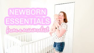 NEWBORN ESSENTIALS || NEWBORN MUST HAVE ITEMS || MINIMAL BABY PRODUCTS