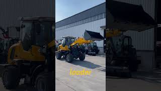 EPA-certified 4x4 articulated diesel hydraulic wheel loader suitable for farms. #loader #machine