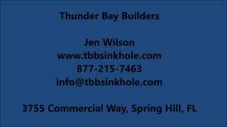 Sinkhole Repair in Spring Hill, FL - 877-215-7463 - Thunder Bay Builders