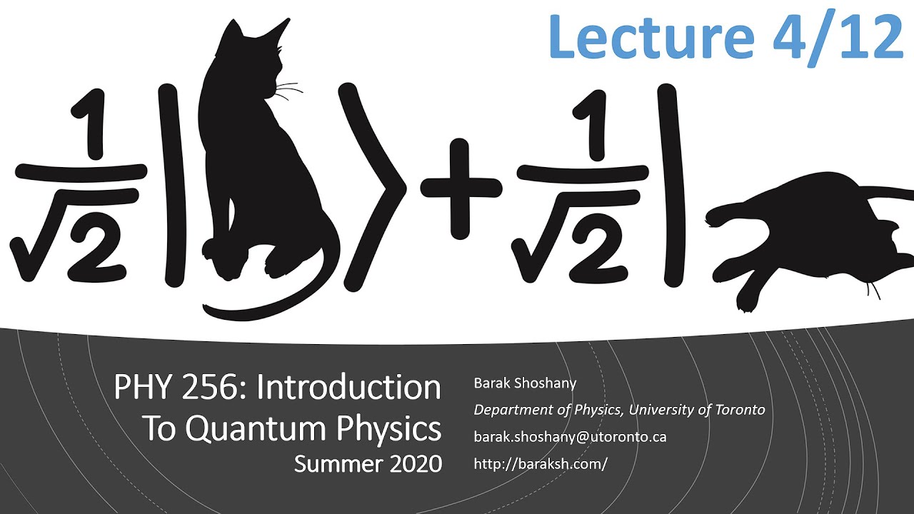 PHY 256 Lecture 4/12: Quantum Systems, States, Operators, Observables, and Probability