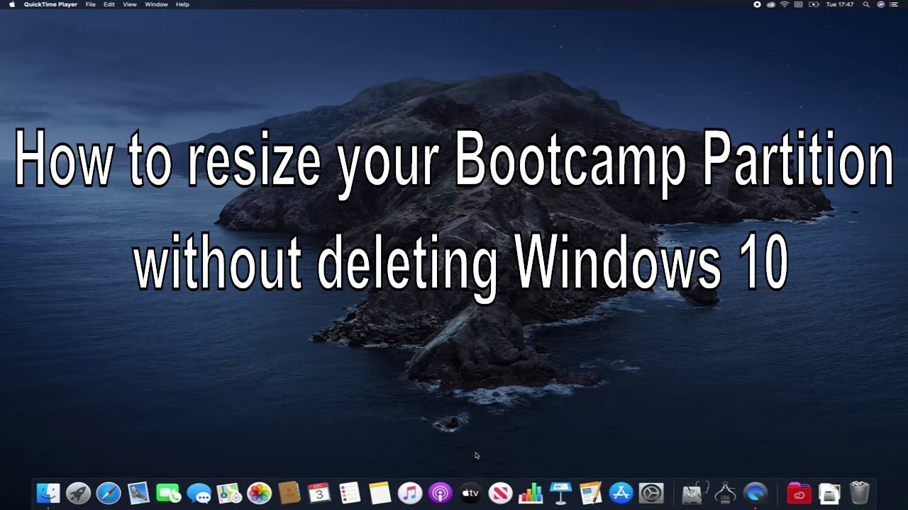 New How to increase your bootcamp partition without deleting windows. Disk partitioning macOS Catalina