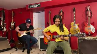 Valerie and John play the intro to “Eddie” by The Red Hot Chili Peppers !