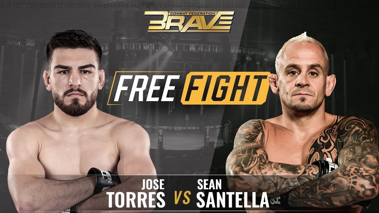 FREE MMA Fight Jose Torres vs Sean Santella BRAVE CF 42
