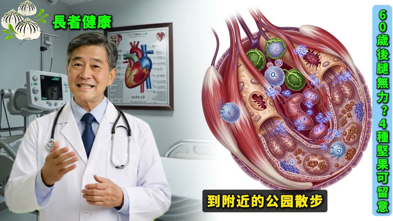 60歲後腿越來越沒力?醫師提醒:這4種堅果可多留意 縮圖